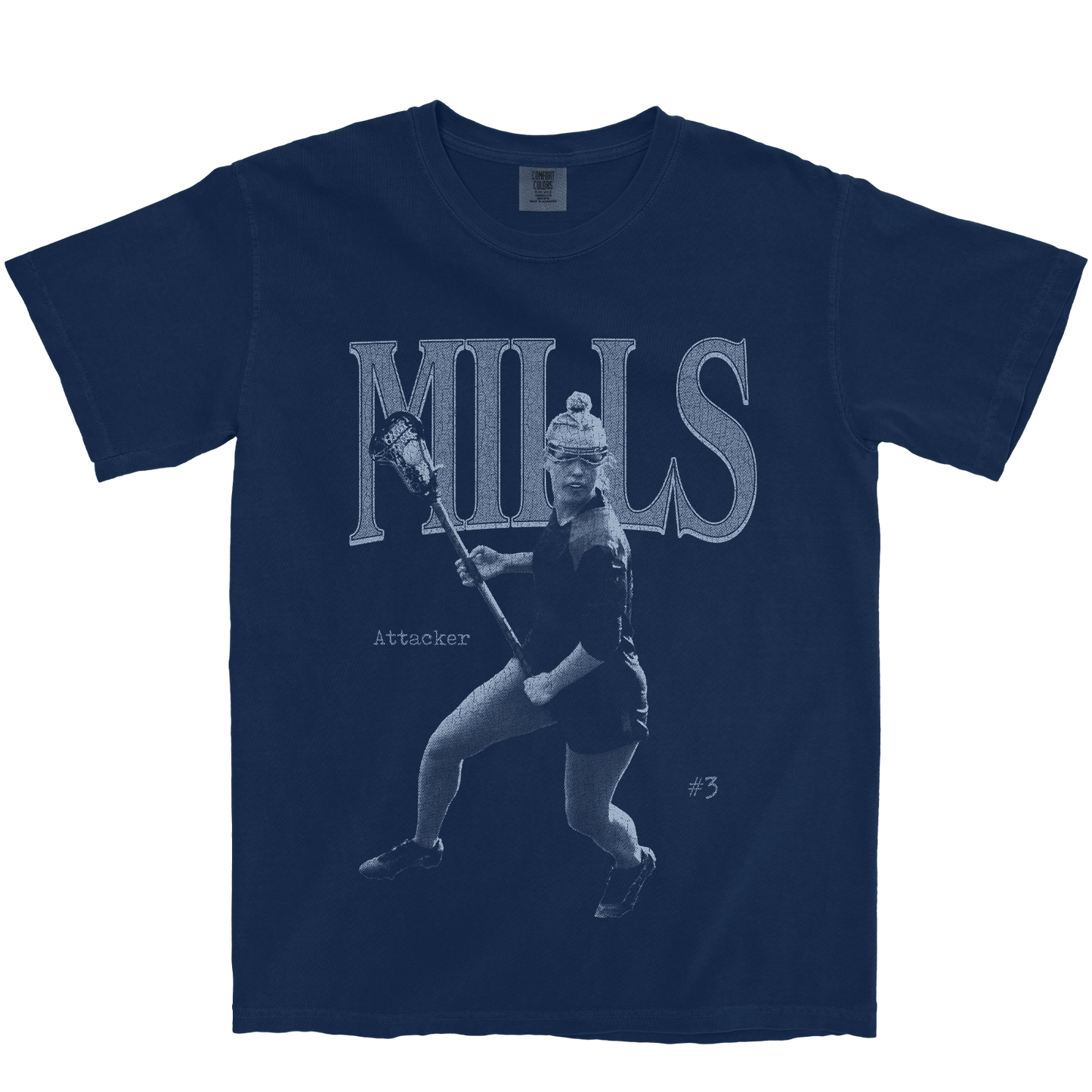 JULIANA MILLS VINTAGE NAVY TEE