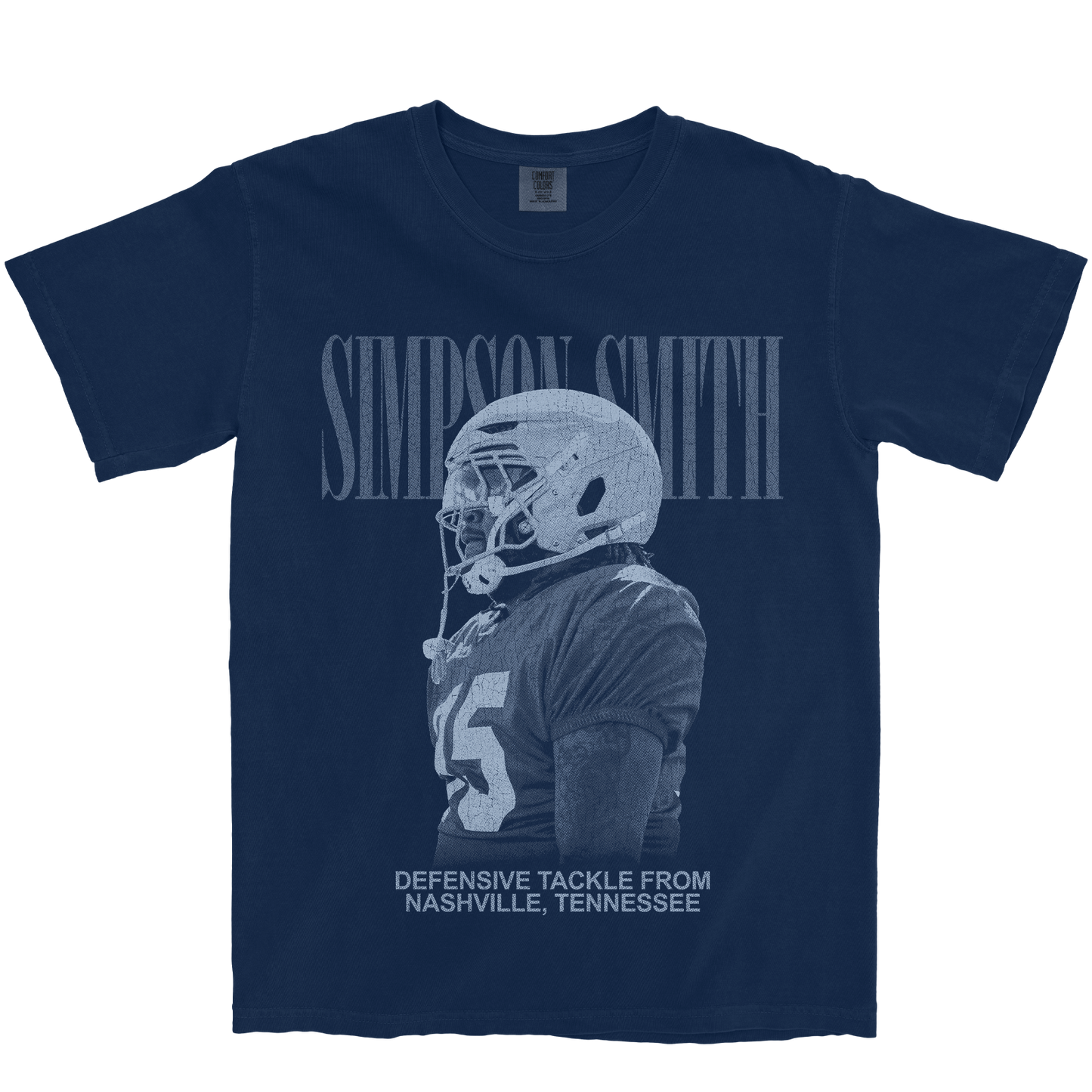 ZEION SIMPSON-SMITH VINTAGE NAVY TEE