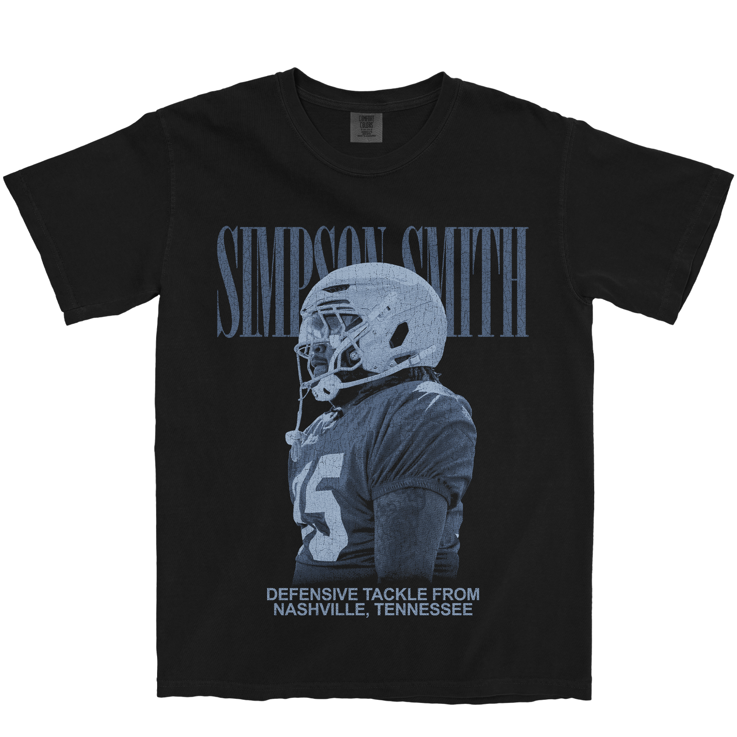 ZEION SIMPSON-SMITH VINTAGE BLACK TEE