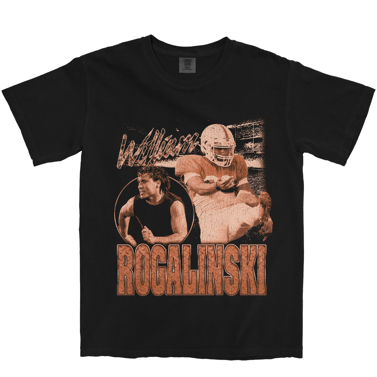 WILLIAM ROGALINSKI GRAPHIC BLACK TEE
