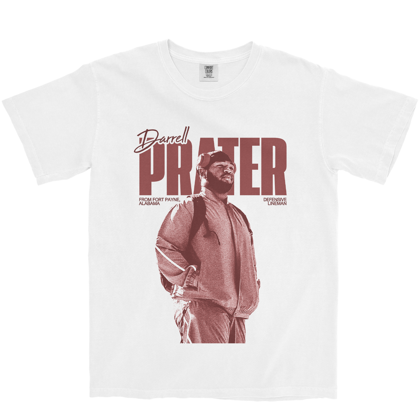 DARRELL PRATER VINTAGE WHITE TEE