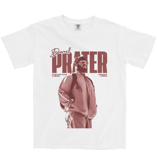 DARRELL PRATER VINTAGE WHITE TEE
