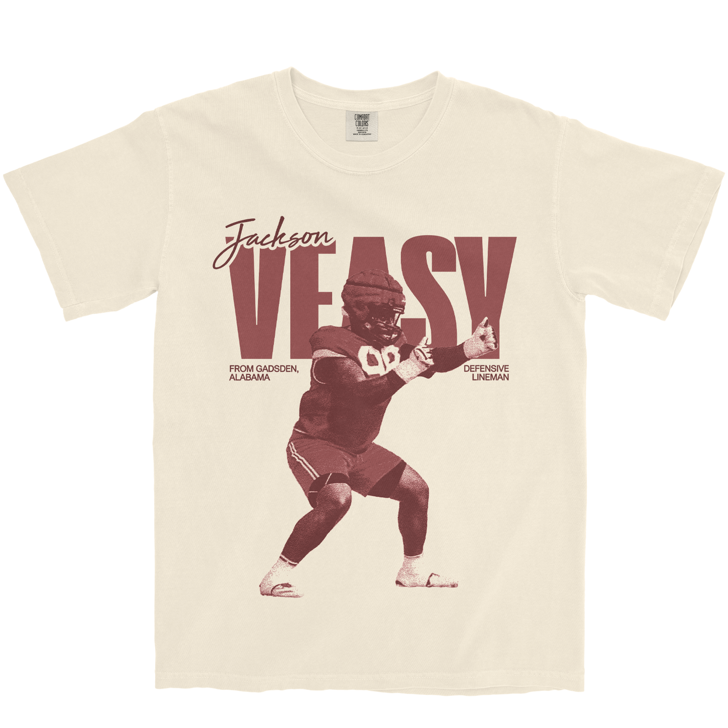 JACKSON VEASY VINTAGE IVORY TEE
