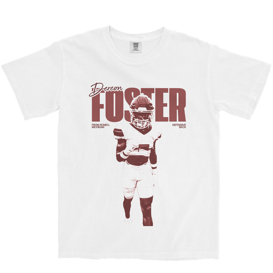 DEREON FOSTER VINTAGE WHITE TEE
