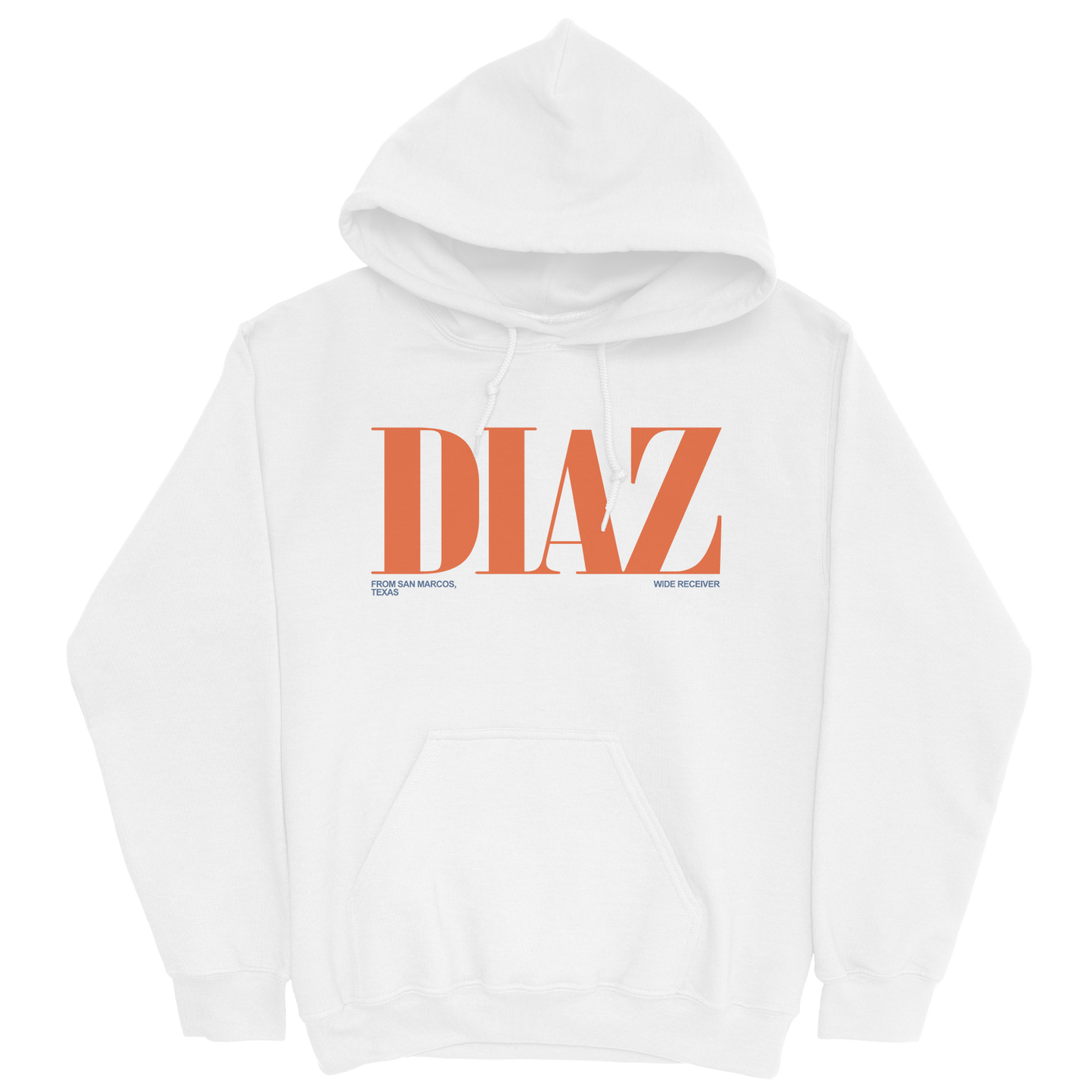 TONY DIAZ CLASSIC WHITE HOODIE