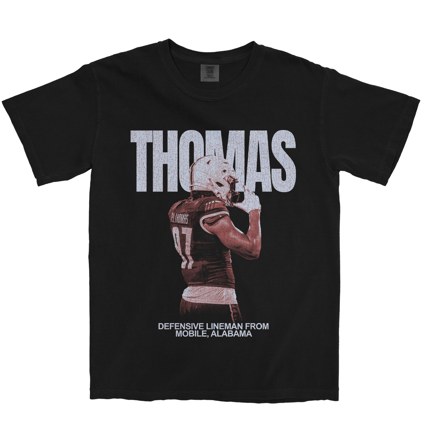 TYLER THOMAS VINTAGE BLACK TEE