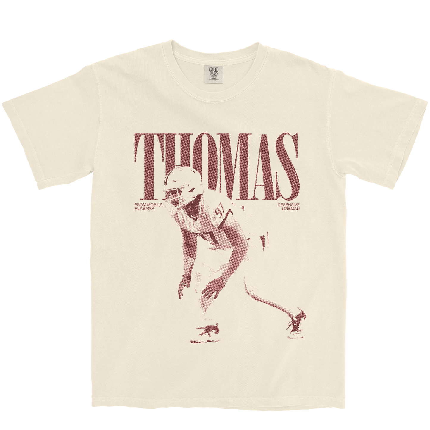 TYLER THOMAS VINTAGE IVORY TEE