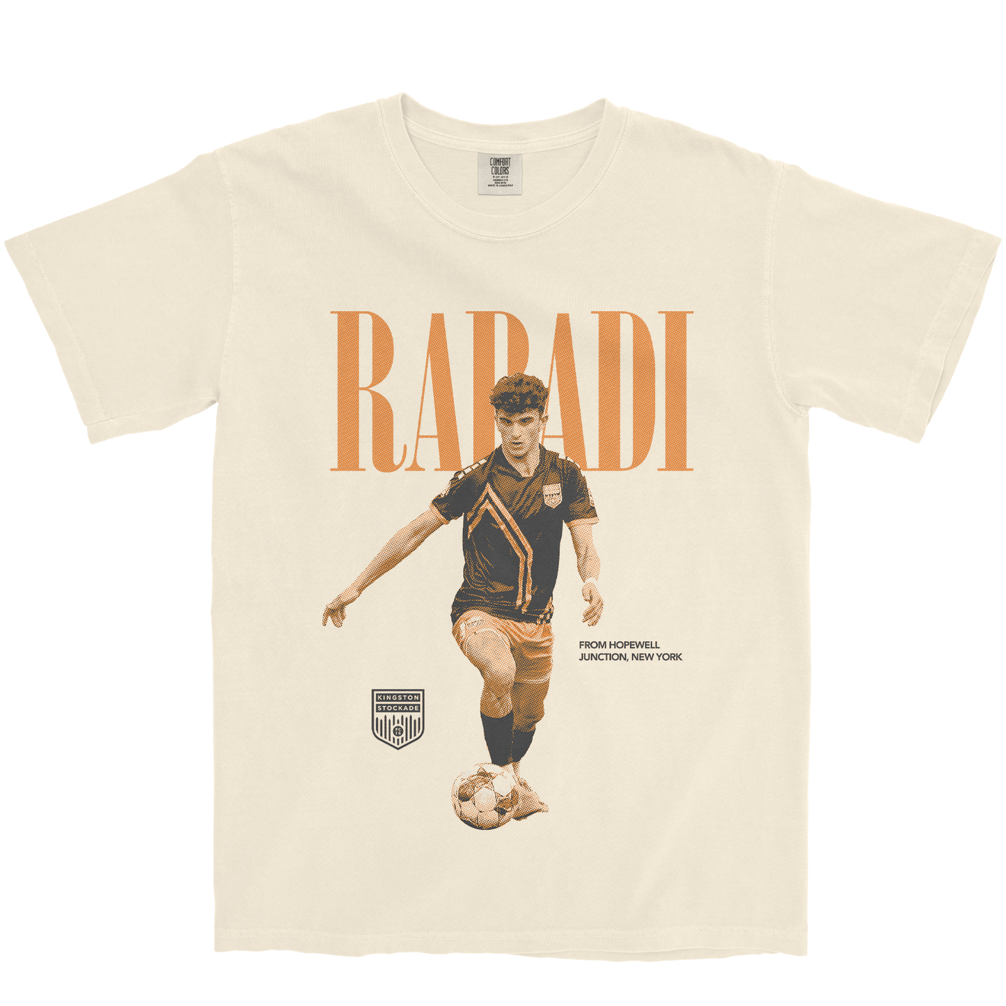 ZACH RABADI VINTAGE IVORY TEE