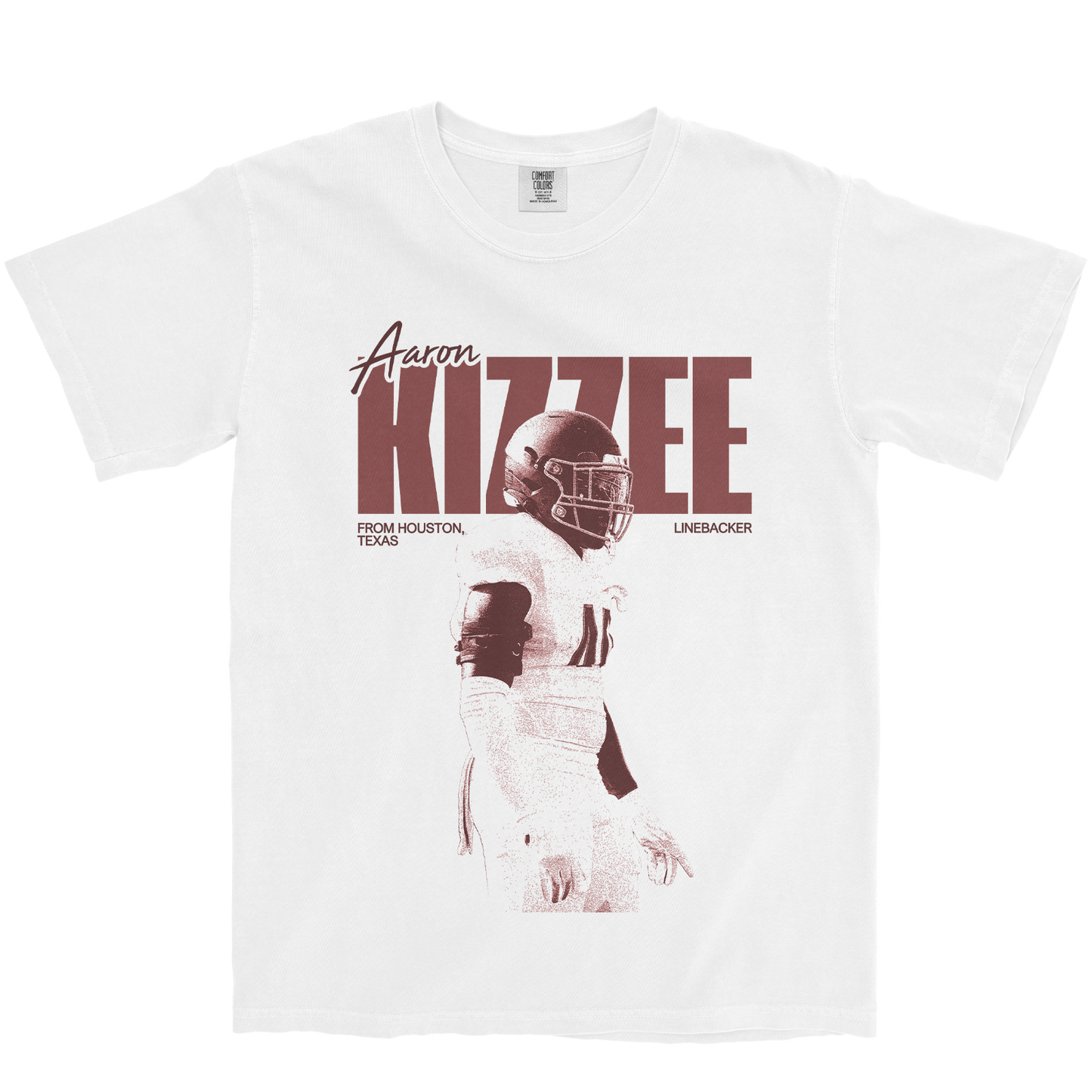 AARON KIZZEE VINTAGE WHITE TEE