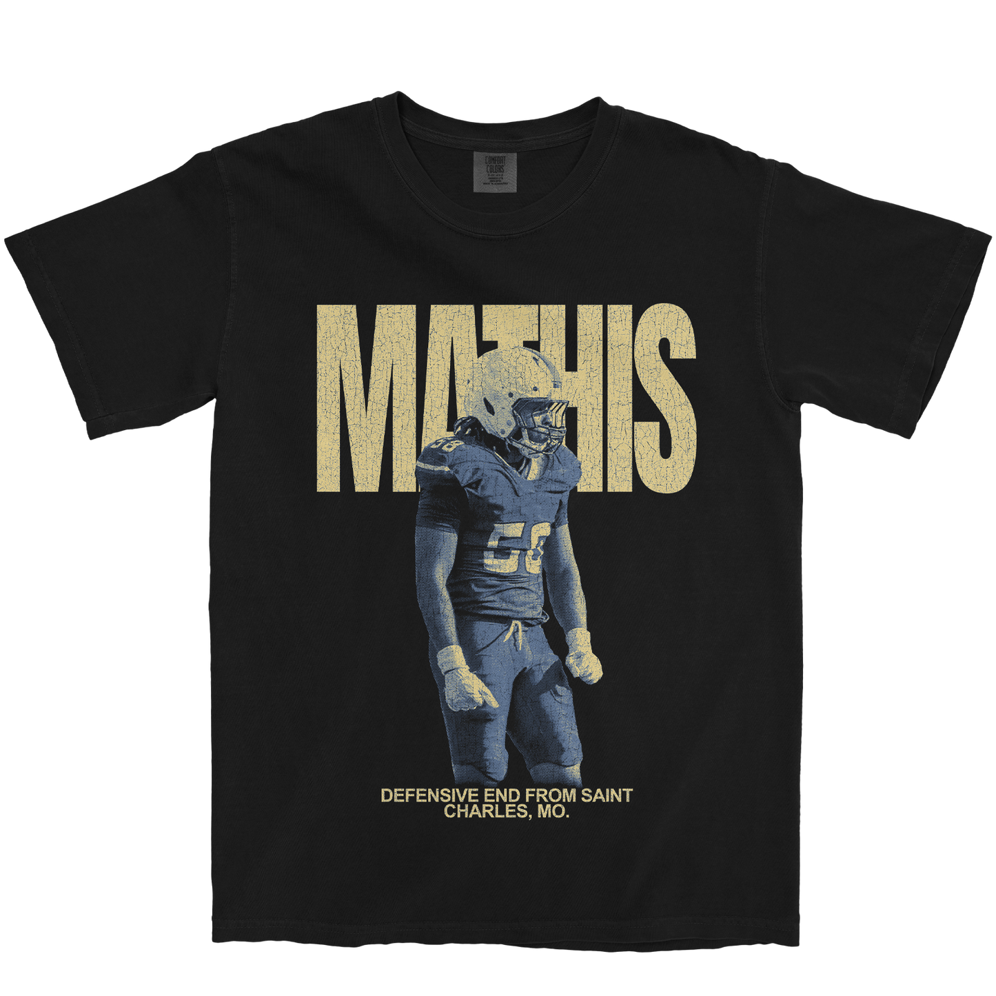 JAMOND MATHIS VINTAGE BLACK TEE
