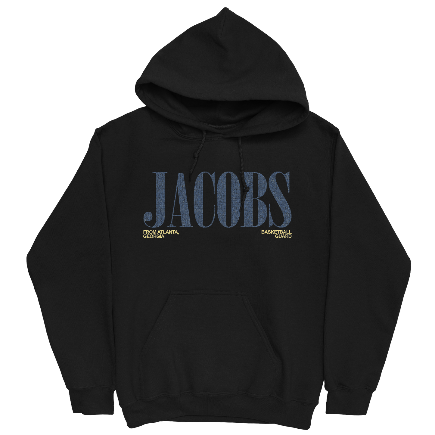 MJ JACOBS CLASSIC BLACK HOODIE