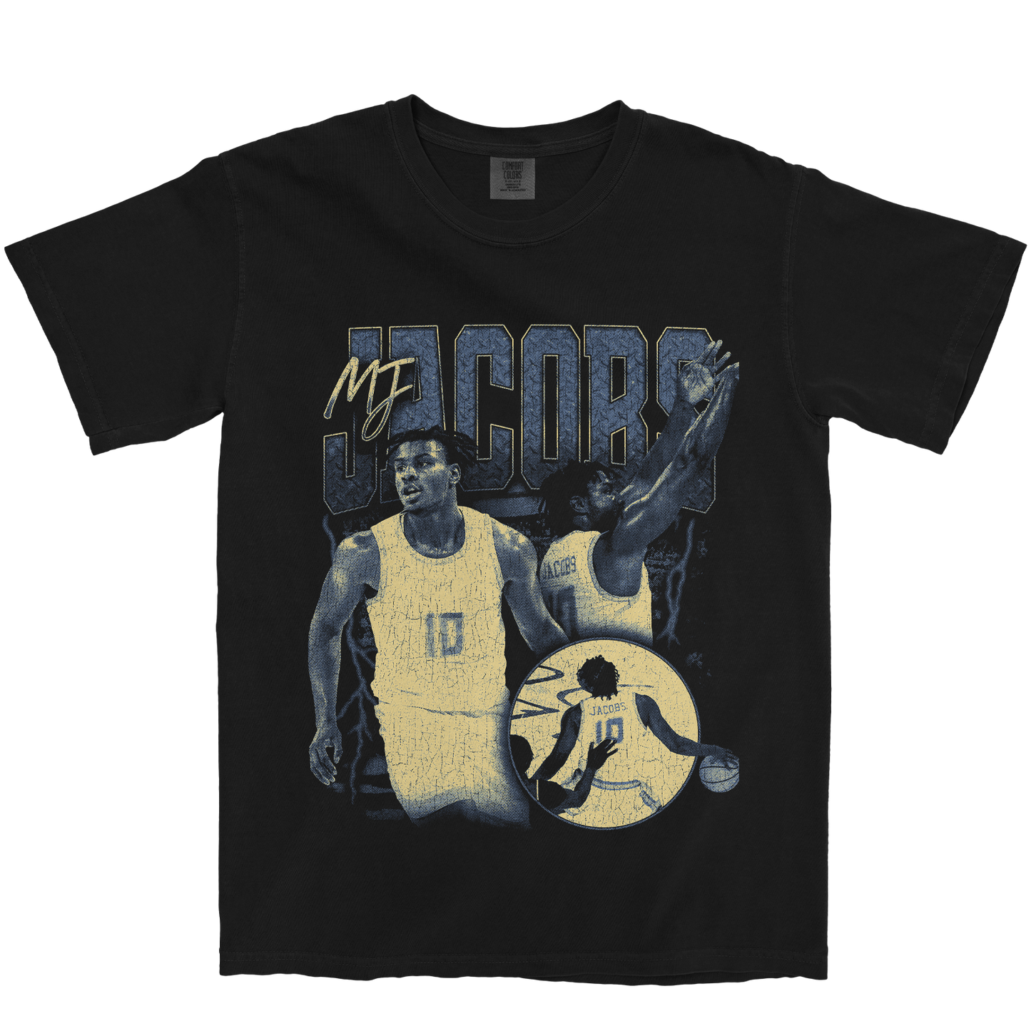 MJ JACOBS GRAPHIC BLACK TEE