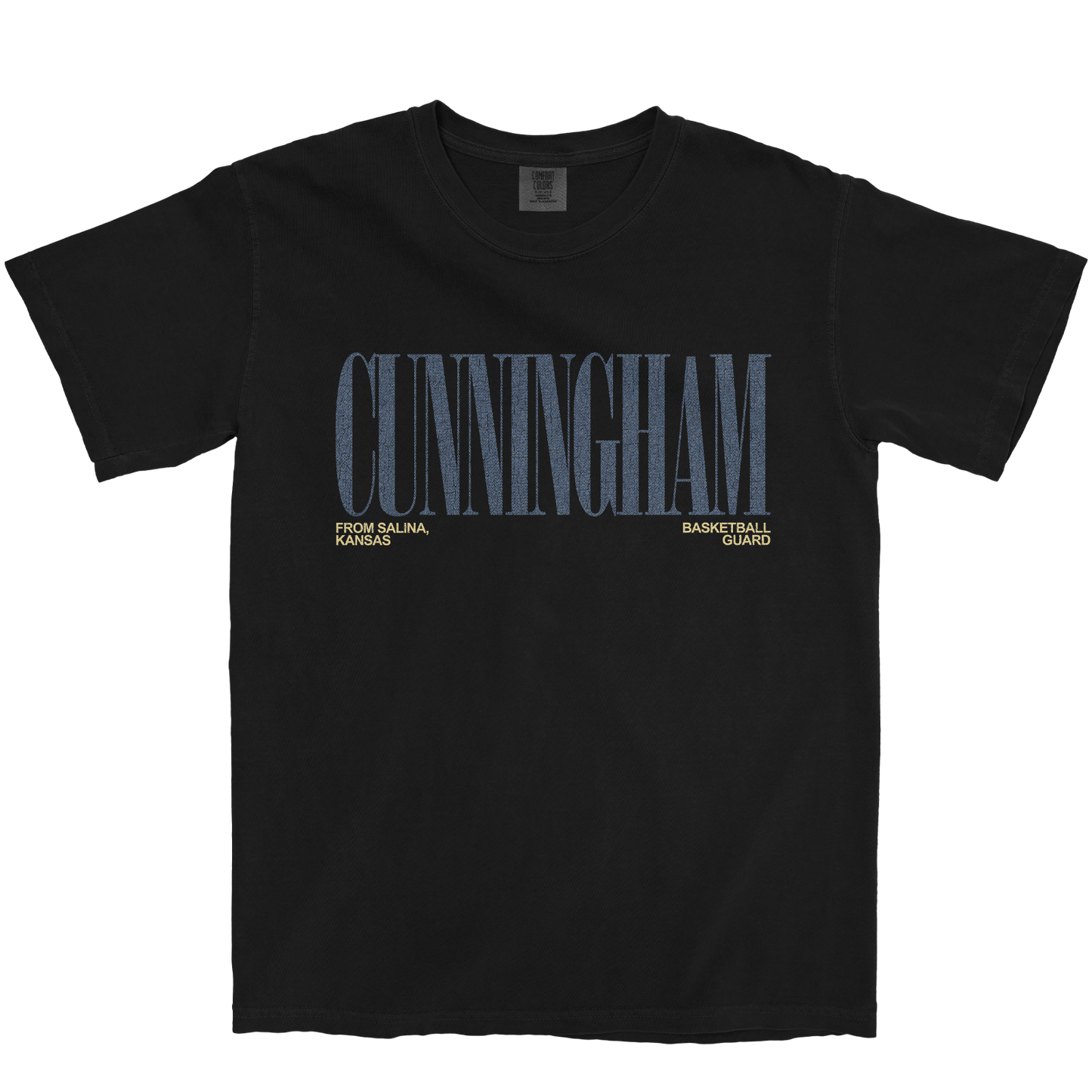 MYKAYLA CUNNINGHAM CLASSIC BLACK TEE