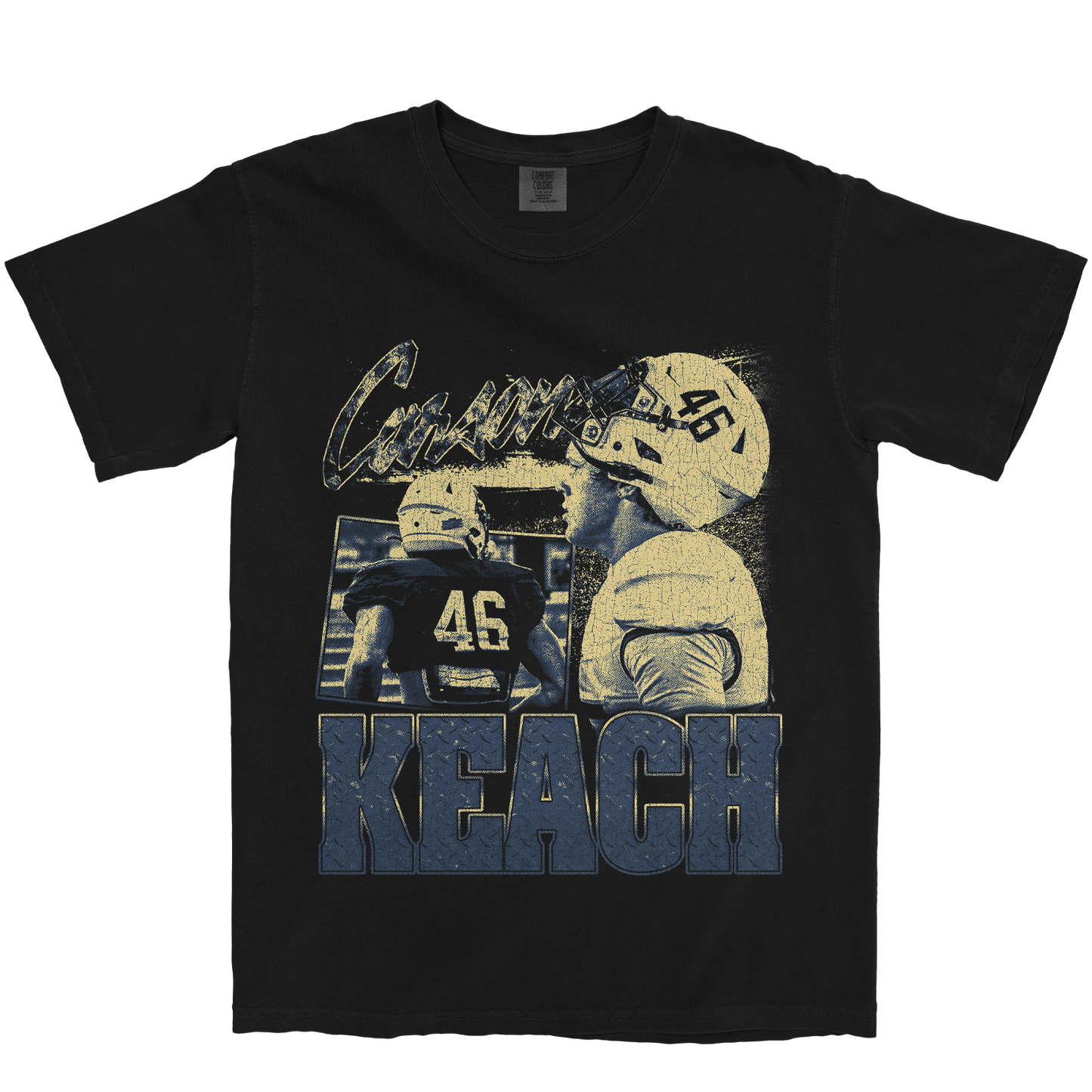 CARSON KEACH GRAPHIC BLACK TEE