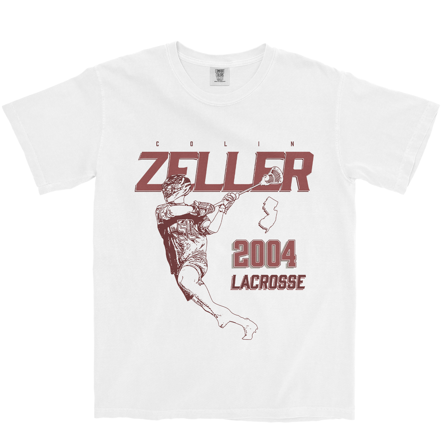 COLIN ZELLER 2004 WHITE TEE