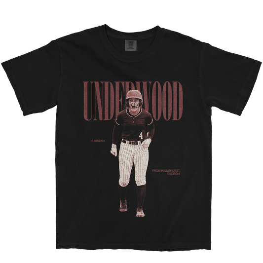 JACI UNDERWOOD VINTAGE BLACK TEE