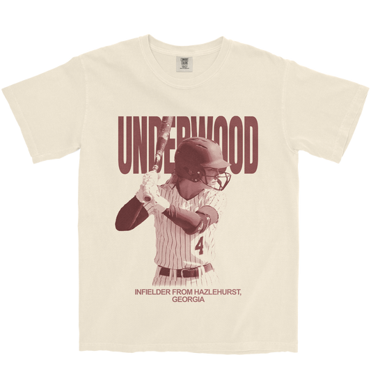 JACI UNDERWOOD VINTAGE IVORY TEE
