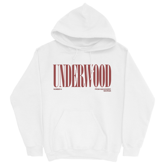 JACI UNDERWOOD CLASSIC WHITE HOODIE