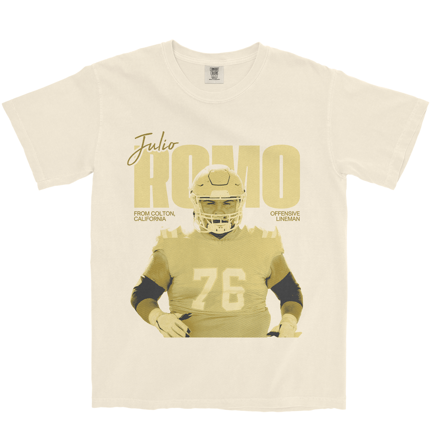 JULIO ROMO VINTAGE IVORY TEE