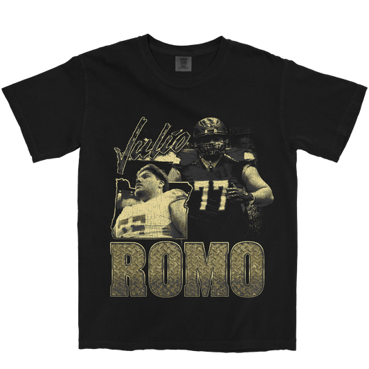 JULIO ROMO GRAPHIC BLACK TEE