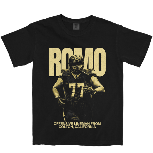 JULIO ROMO VINTAGE BLACK TEE