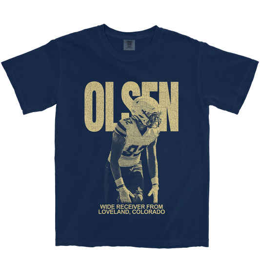 TREY OLSEN VINTAGE NAVY TEE