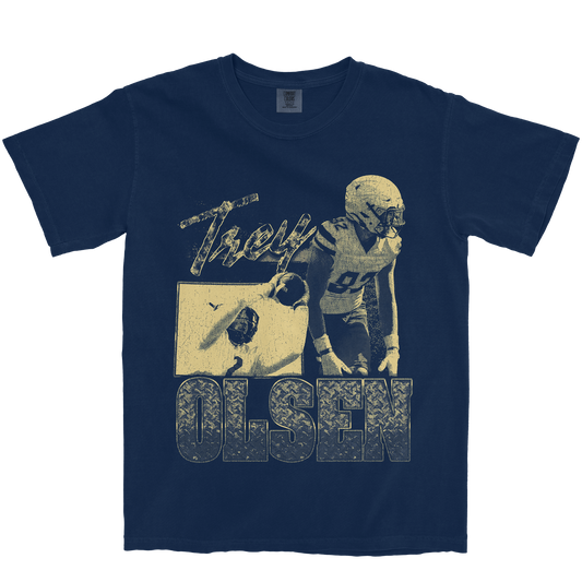TREY OLSEN GRAPHIC NAVY TEE