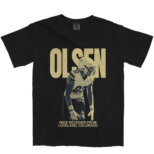 TREY OLSEN VINTAGE BLACK TEE