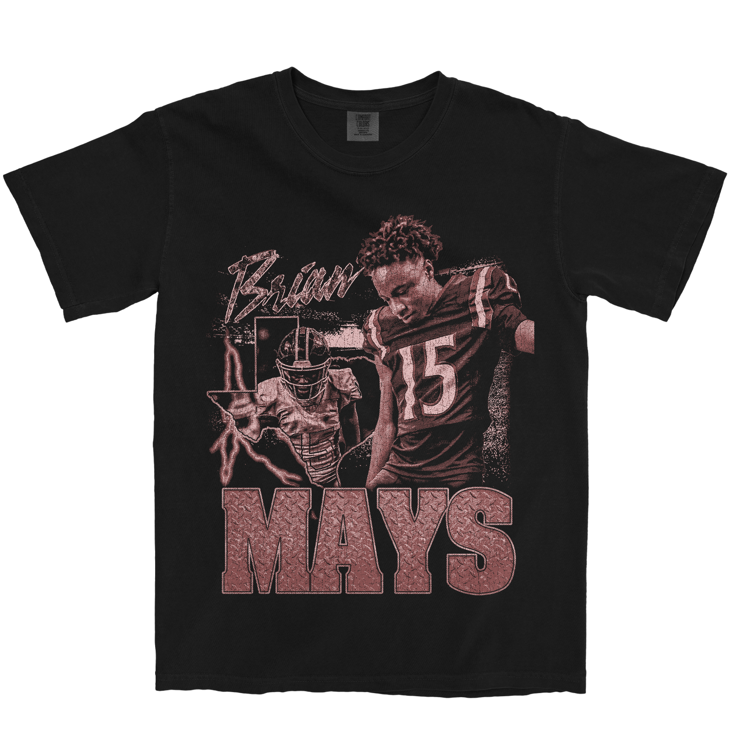 BRIAN MAYS JR. GRAPHIC BLACK TEE