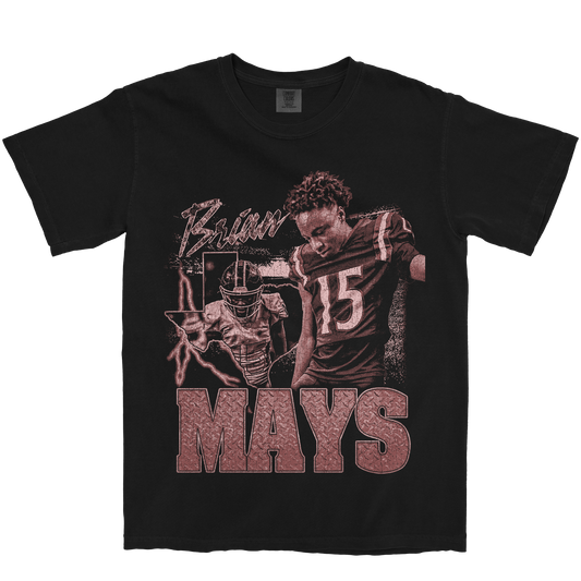 BRIAN MAYS JR. GRAPHIC BLACK TEE