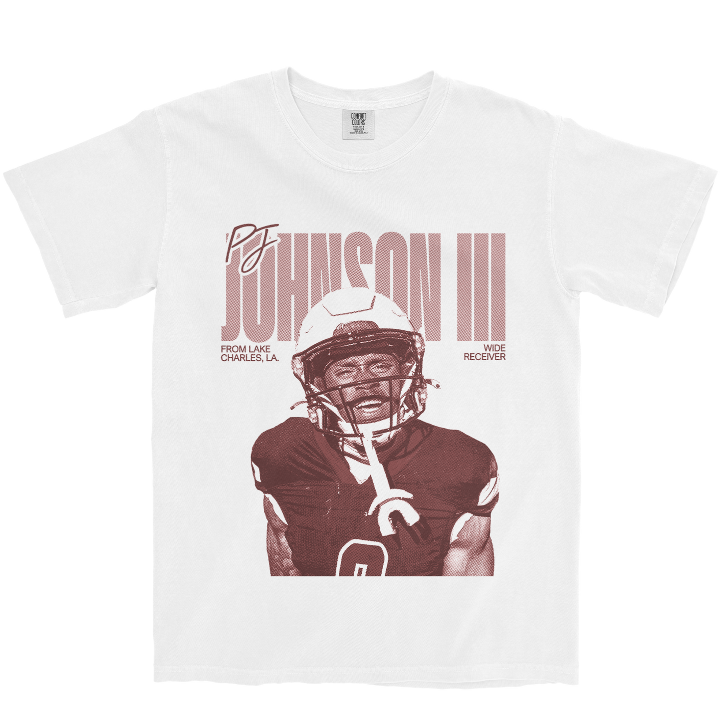 PJ JOHNSON III VINTAGE WHITE TEE