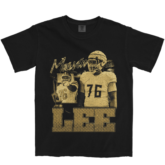 MARVIN LEE GRAPHIC BLACK TEE