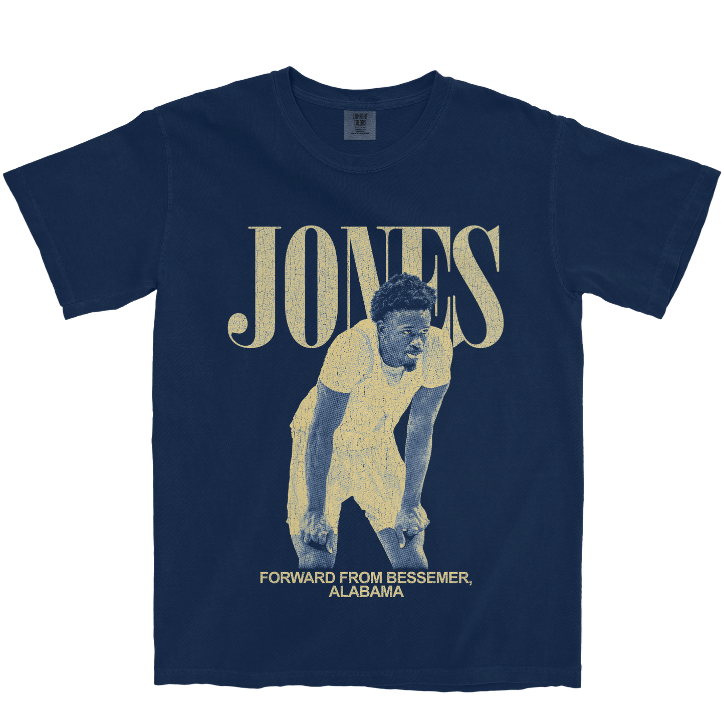 DAMARIEE JONES VINTAGE NAVY TEE