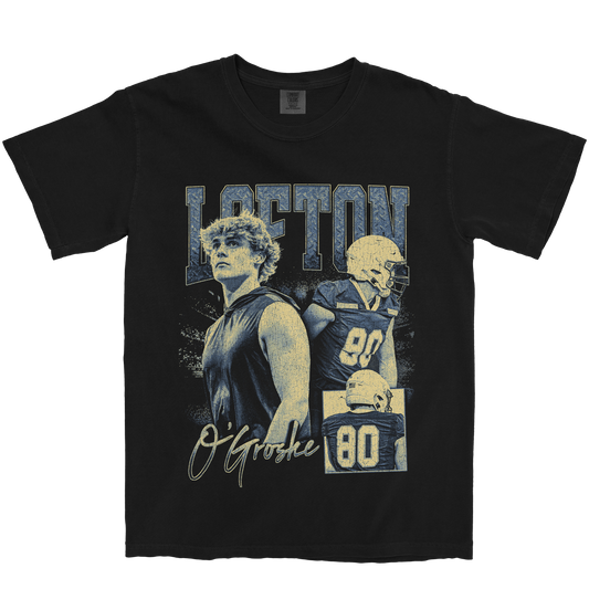 LOFTON O'GROSKE GRAPHIC BLACK TEE