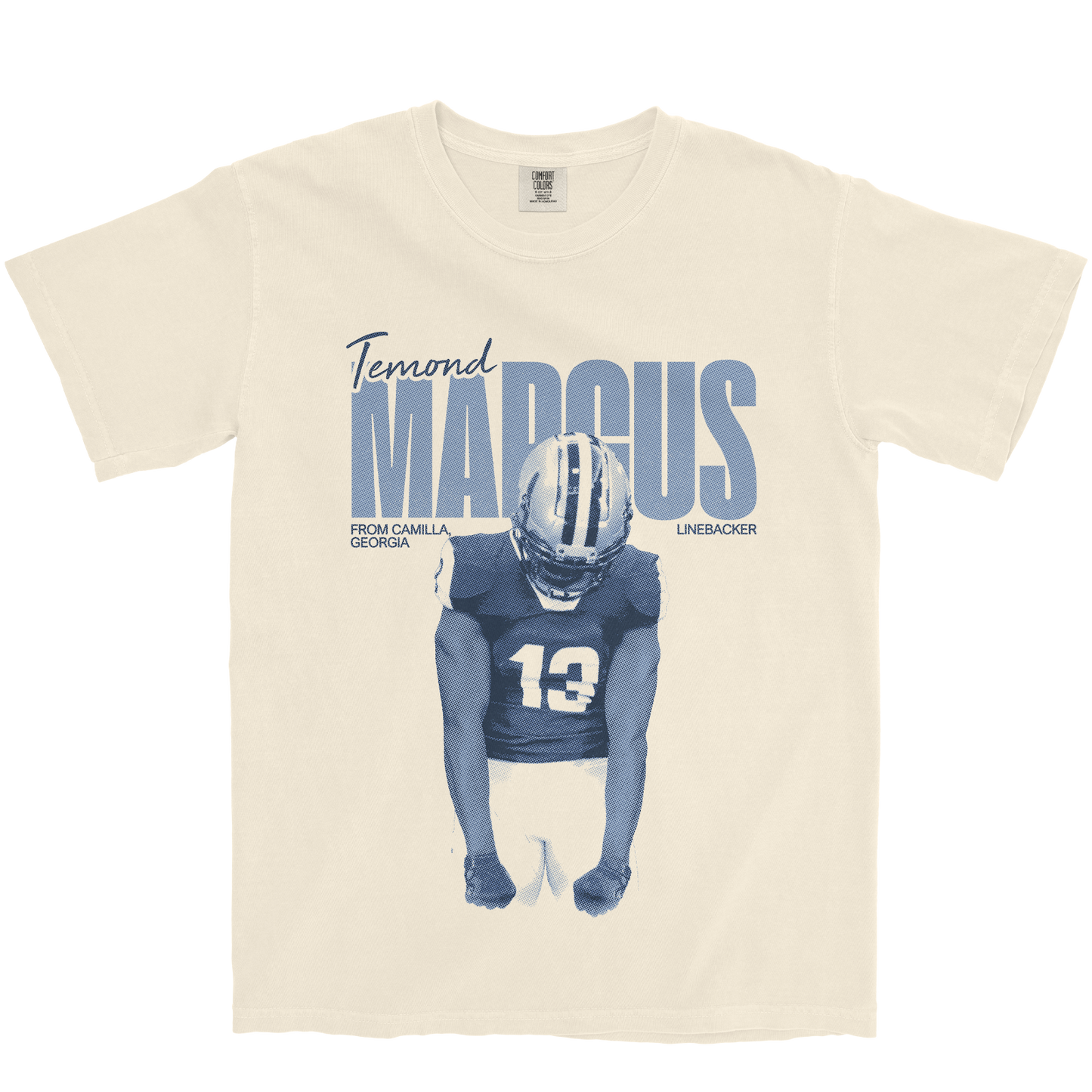 TEMOND MARCUS VINTAGE IVORY TEE