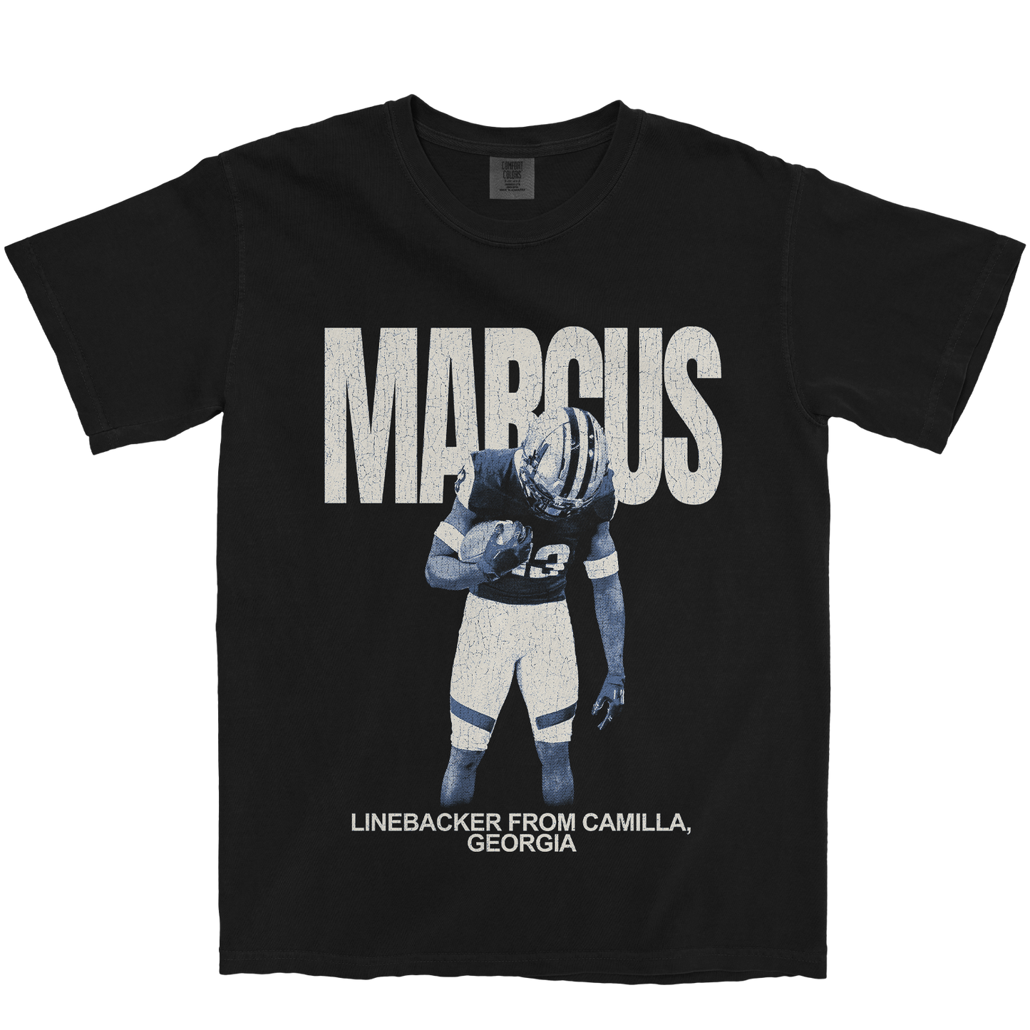 TEMOND MARCUS VINTAGE BLACK TEE