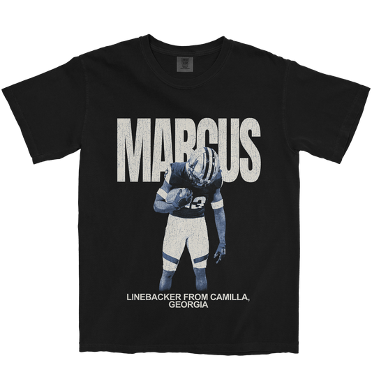 TEMOND MARCUS VINTAGE BLACK TEE