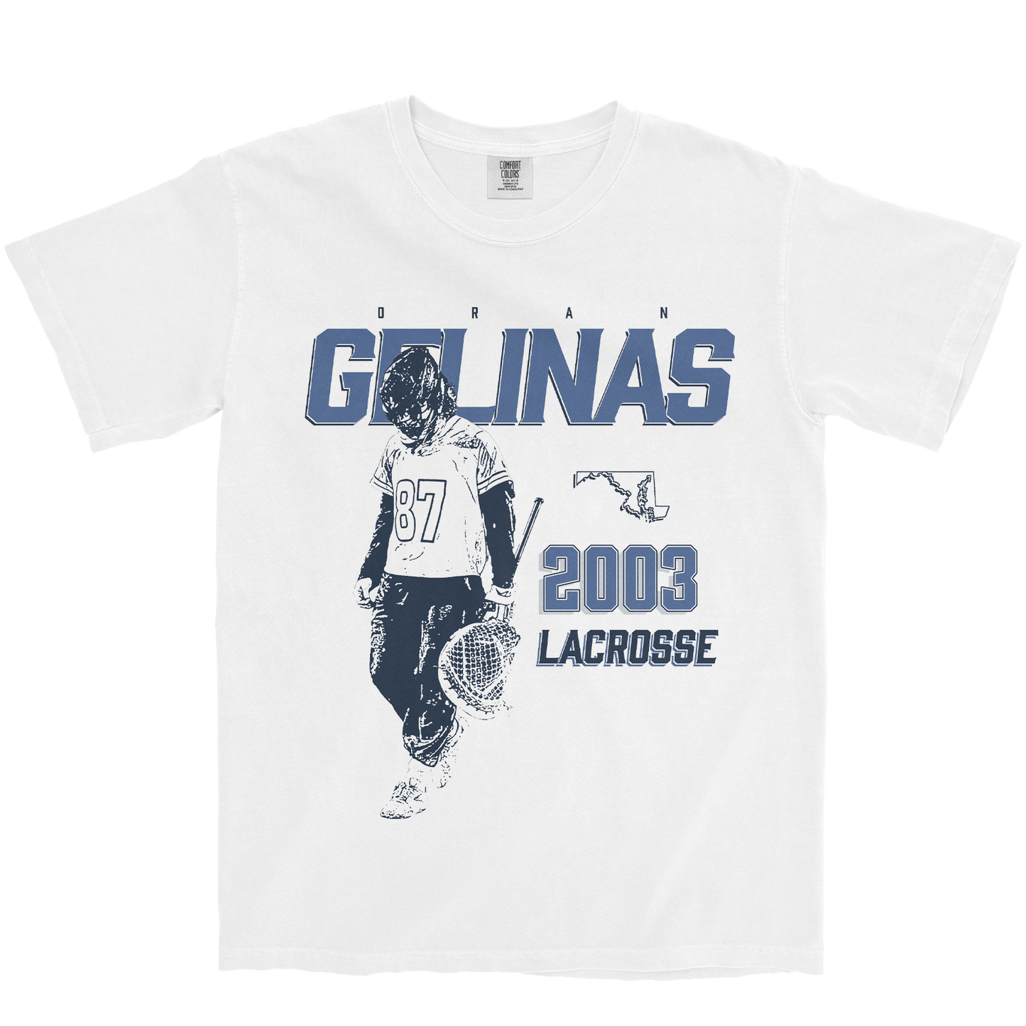 ORAN GELINAS 2003 WHITE TEE