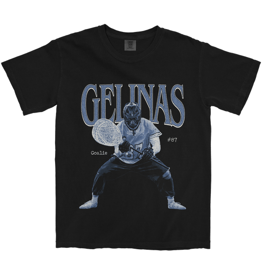ORAN GELINAS VINTAGE BLACK TEE