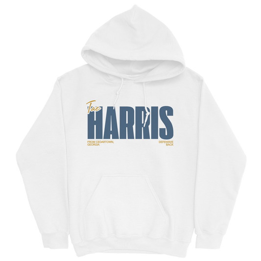 TAE HARRIS CLASSIC WHITE HOODIE