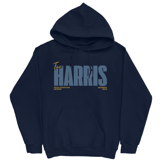 TAE HARRIS CLASSIC NAVY HOODIE