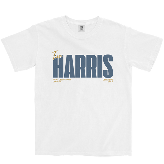 TAE HARRIS CLASSIC WHITE TEE