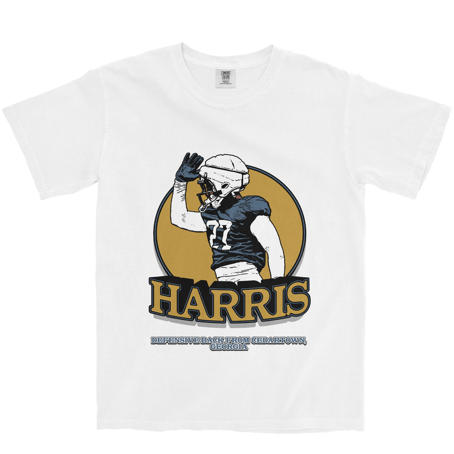TAE HARRIS RETRO WHITE TEE