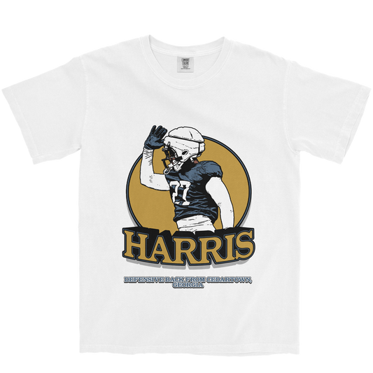 TAE HARRIS RETRO WHITE TEE