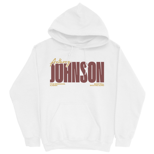 ANTHONY JOHNSON CLASSIC WHITE HOODIE