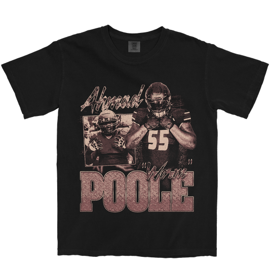 AHMAD POOLE GRAPHIC BLACK TEE