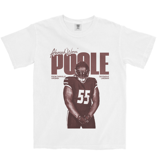 AHMAD POOLE VINTAGE WHITE TEE