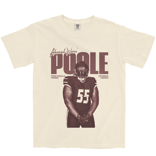 AHMAD POOLE VINTAGE IVORY TEE