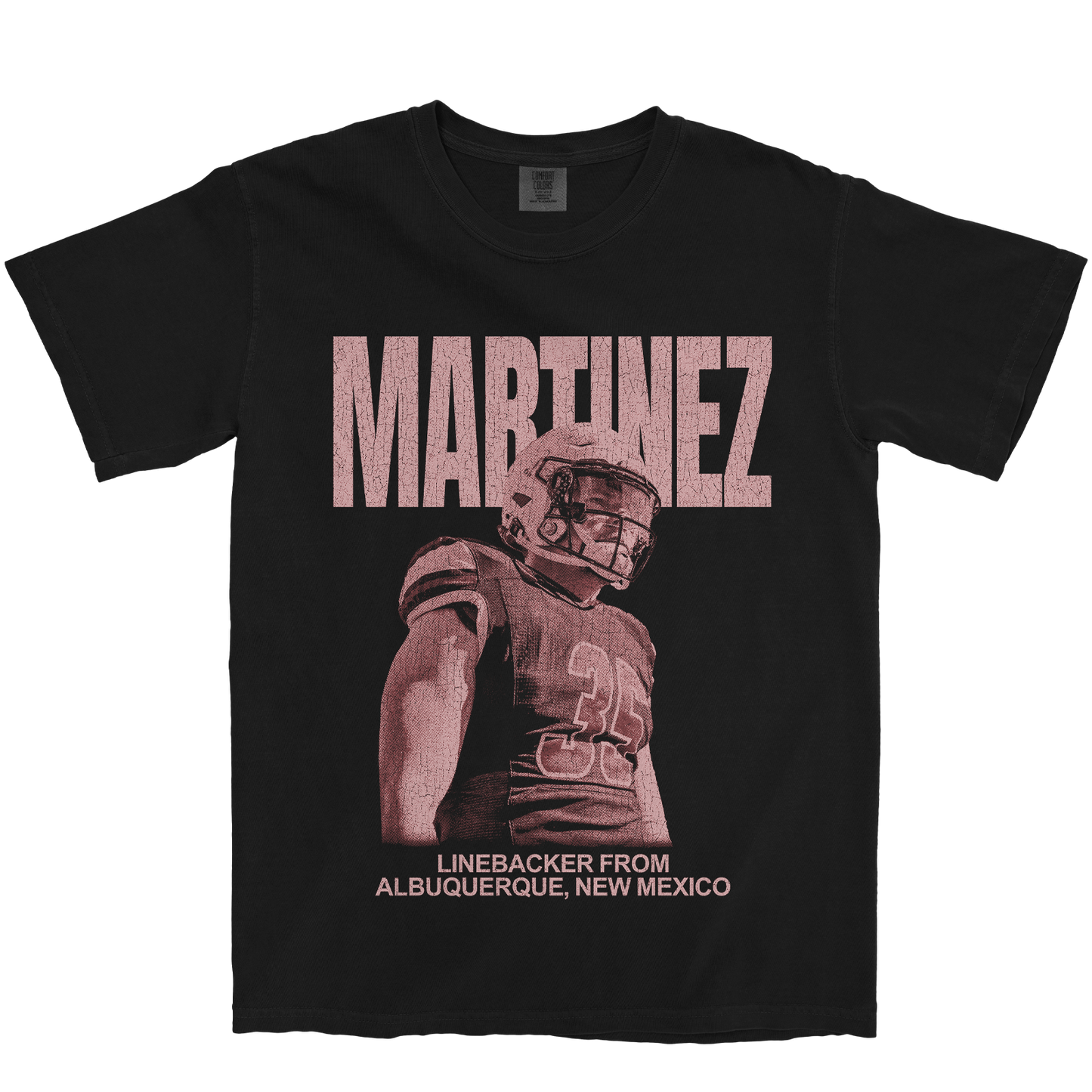 TYLER MARTINEZ VINTAGE BLACK TEE