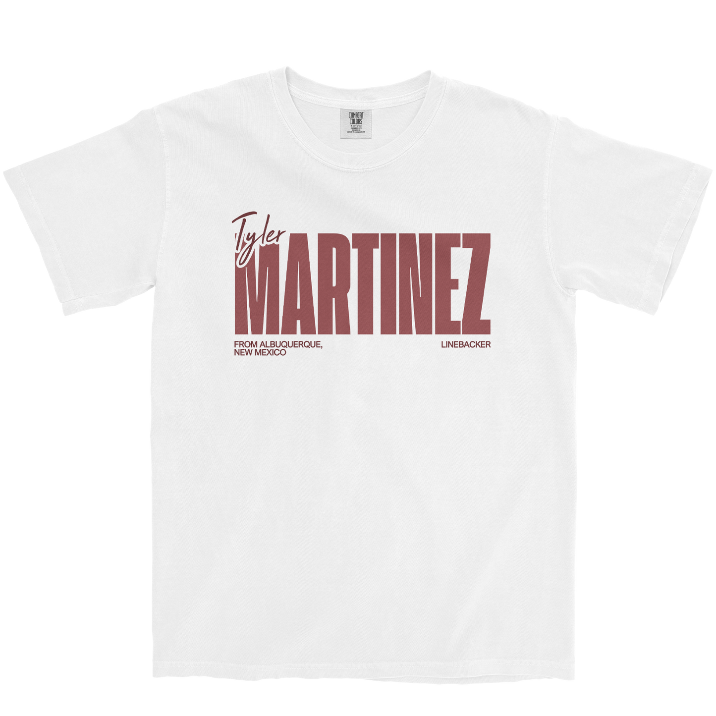 TYLER MARTINEZ CLASSIC WHITE TEE